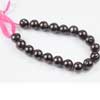 Natural Rhodolite Smooth Round Beads Strand Length 6 Inches and Size 8mm approx.